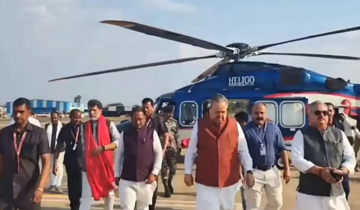 CM Sai and senior leaders reached Bastar 1740225527