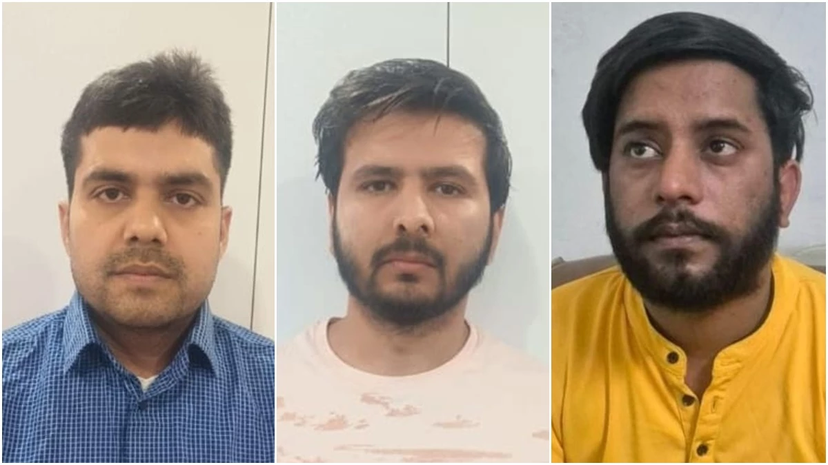 पुलिस की बड़ी कार्रवाई: 11 लाख रुपये की साइबर ठगी में दिल्ली से तीन आरोपी गिरफ्तार, सीए भी शामिल