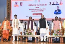 मुख्यमंत्री विष्णुदेव साय छत्तीसगढ़ स्टेट बेवरेजेस कॉर्पोरेशन के अध्यक्ष श्रीनिवास मद्दी के पदभार ग्रहण समारोह में हुए शामिल