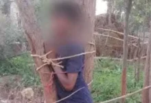 नाबालिग बालक से मारपीट का वीडियो वायरल, ग्रामीण ने खेत में नुकसान का लगाया आरोप