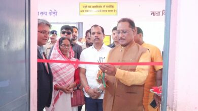 मुख्यमंत्री विष्णु देव साय ने तपकरा तहसील कार्यालय का किया शुभारंभ, तपकरा को नगर पंचायत बनाने और फरसाबहार में विश्राम गृह निर्माण की घोषणा