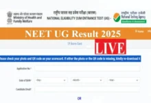 NEET UG Result 2025 घोषित: राजस्थान के महेश कुमार ने देशभर में टॉप किया, छत्तीसगढ़ के दर्शन जैन प्रदेश में बने टॉपर, देखिए टॉपर्स की पूरी सूची