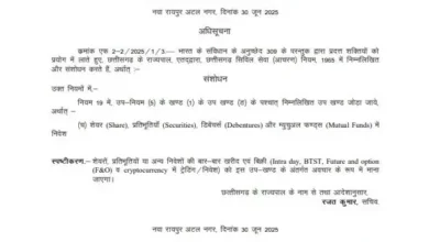 छत्तीसगढ़ सरकार का बड़ा फैसला: सरकारी कर्मचारियों और अधिकारियों के शेयर बाजार में निवेश पर रोक
