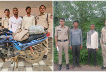 पुलिस की दोहरी कार्रवाई: गांजा बेचने पहुंचे बाप-बेटे और अवैध शराब के साथ दो युवक रंगेहाथ गिरफ्तार