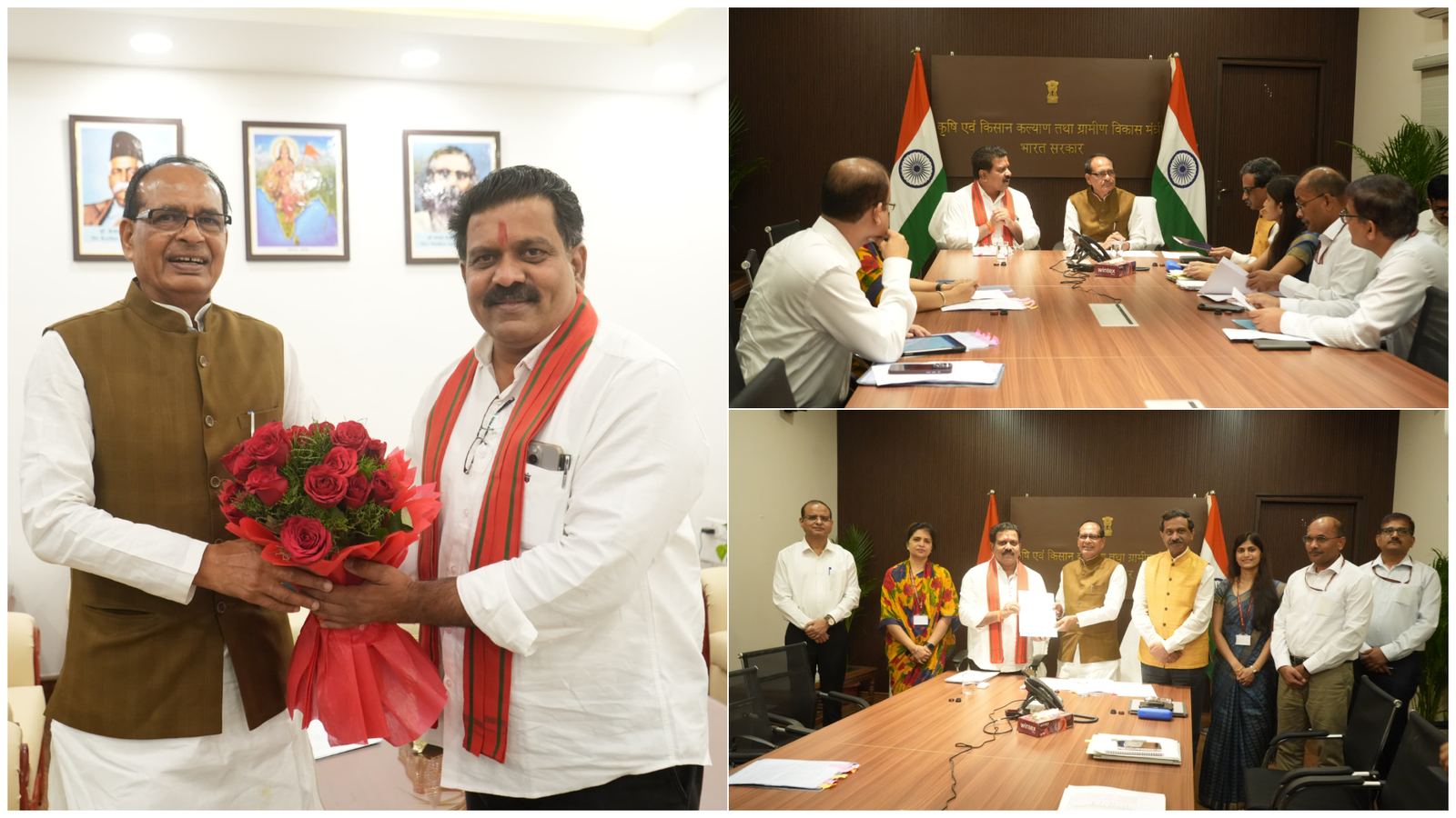 केंद्रीय मंत्री शिवराज सिंह चौहान से मिले छत्तीसगढ़ के उपमुख्यमंत्री विजय शर्मा, पीएम जनमन योजना में छत्तीसगढ़ को 100 पुल निर्माण सहित 375.71 करोड़ रु. की दी स्वीकृति