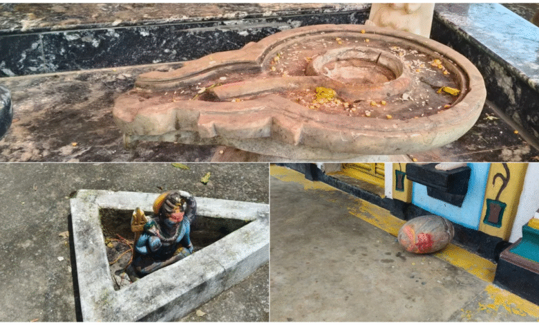 कवर्धा में अज्ञात बदमाशों ने मंदिर में की तोड़फोड़, शिवलिंग खंडित कर मंदिर को पहुंचाया नुकसान, घटना के बाद गांव में भारी आक्रोश