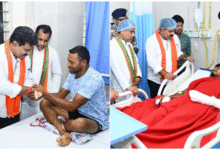 आईईडी ब्लास्ट व भालू हमले में घायल ग्रामीण-जवान से मिले डिप्टी सीएम विजय शर्मा